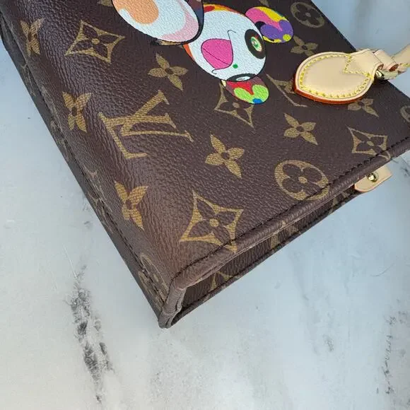 Louis Vuitton Murakami Panda Bag Onthego BB LV x TM Monogram Multicolor 2025 New - Picture 12 of 14